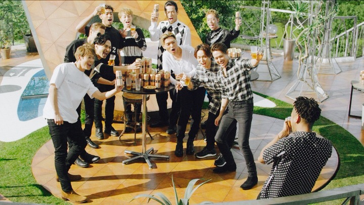 EXILE、モルツCM